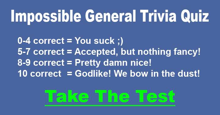 Banner for Trivia Quiz That Defies Possibility