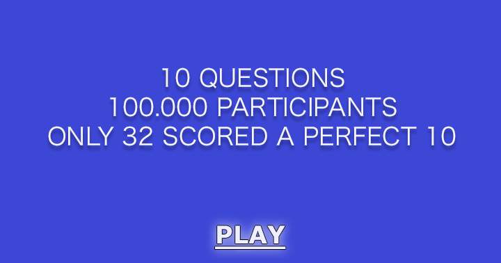 Banner for Can you score a perfect 10? 