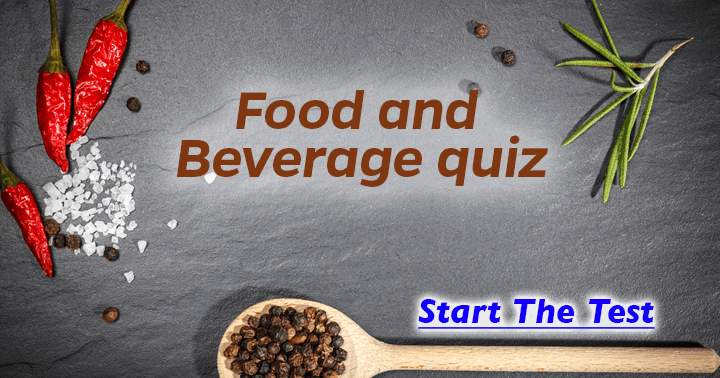 Banner for The Food and Beverage quiz approved by authorities.