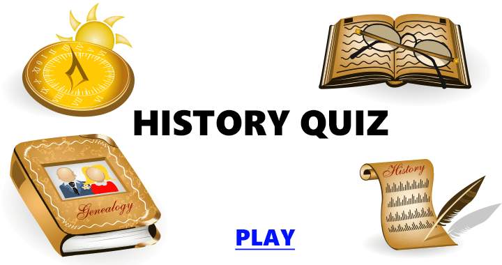 Banner for A quiz on history.