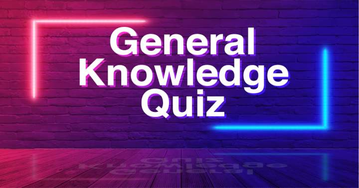 Banner for Quiz on General Knowledge.