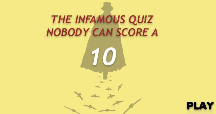 Banner for Infamous Quiz