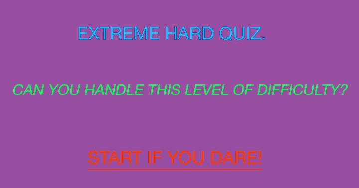 Banner for Quiz on General Trivia