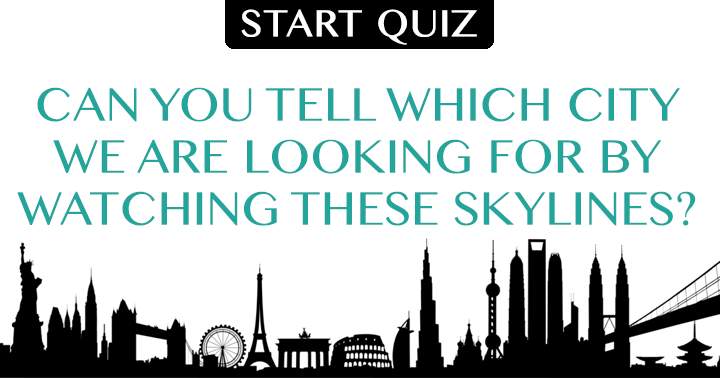 Banner for Is it possible to determine the city we seek by observing these skylines?