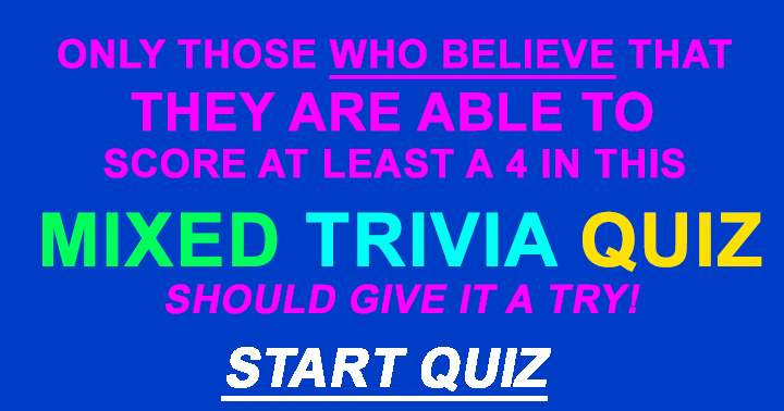 Banner for Trivia Quiz with a Mix