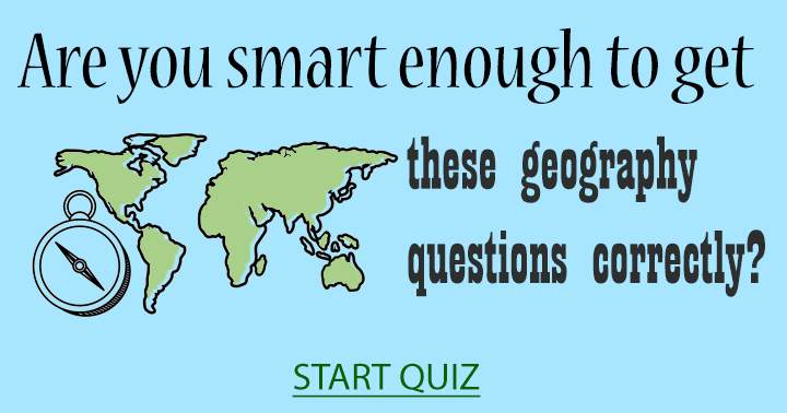 Banner for Test on geography.