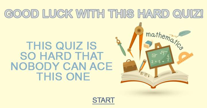 Banner for Best of luck with this challenging quiz!