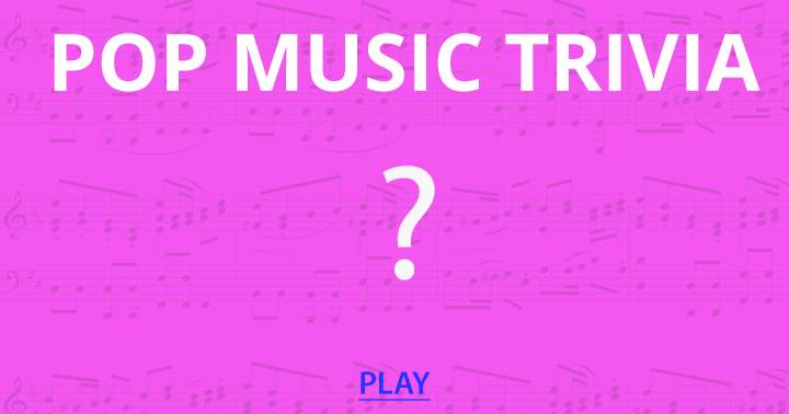 Banner for Trivia about Pop Music