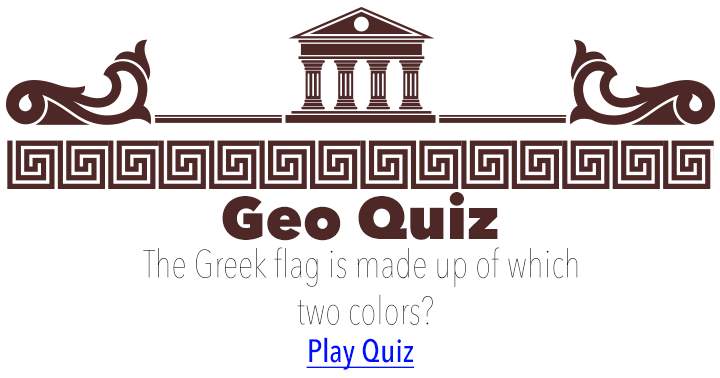 Banner for Trivia Quiz on Geography