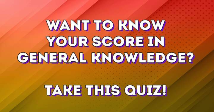 Banner for Quiz on General Knowledge