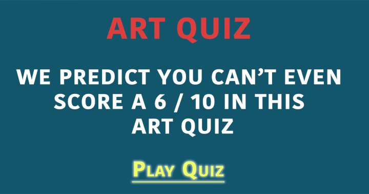 Banner for Quiz on Art