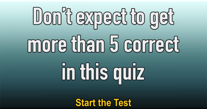 Banner for A set of 10 questions testing general knowledge.