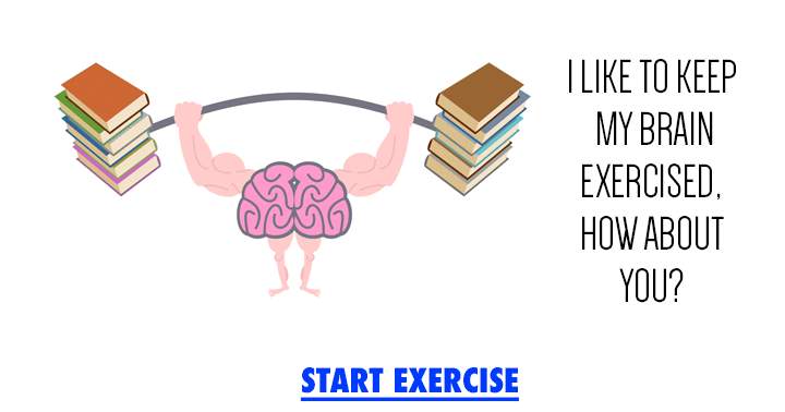 Banner for Engaging in a daily quiz will help maintain the strength and health of your brain.