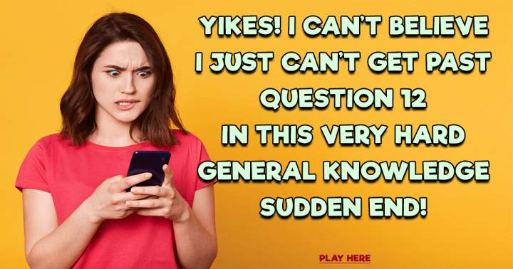 Banner for Sudden End of General Knowledge