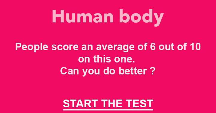 Banner for Human body quiz