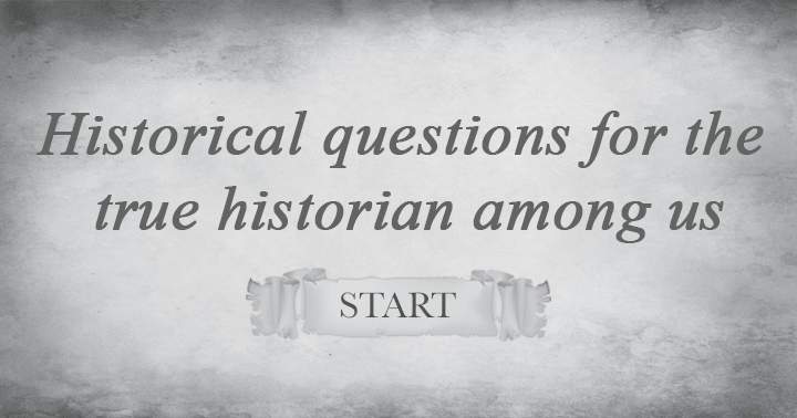 Banner for Quiz on History