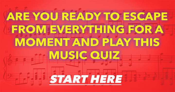 Banner for Indulge in this challenging music quiz and break away from the real world.