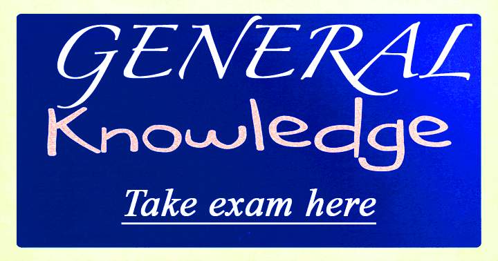 Banner for Exam on General Knowledge