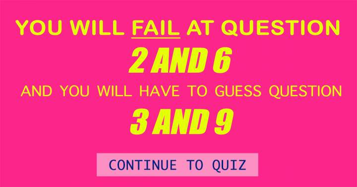 Banner for Quiz on General Trivia