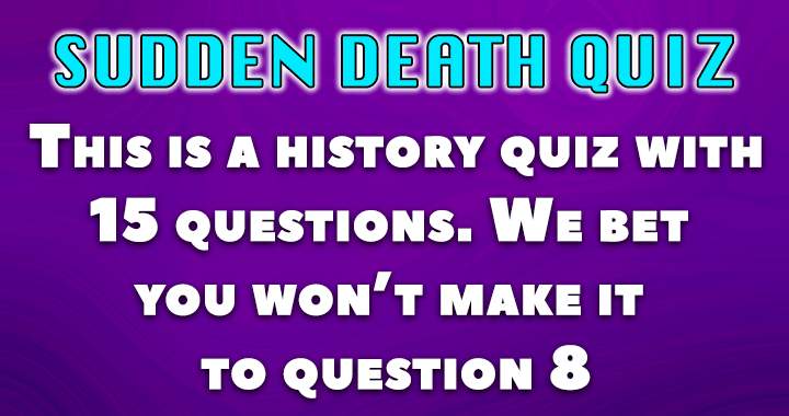 Banner for History Quiz