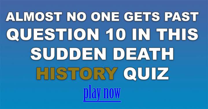 Banner for History Quiz on Sudden Death