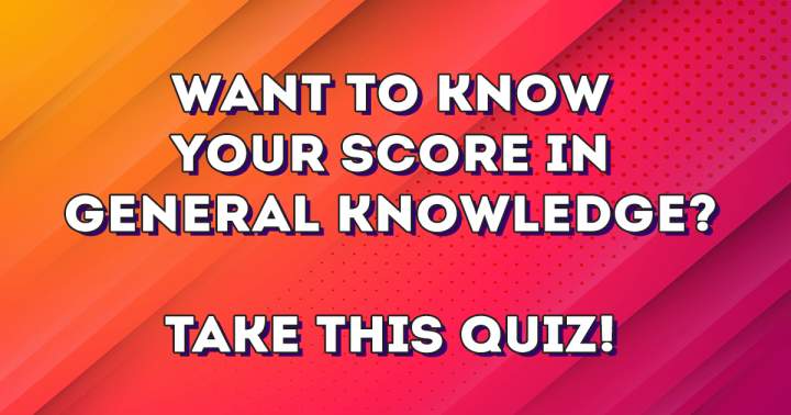 Banner for Quiz on General Knowledge