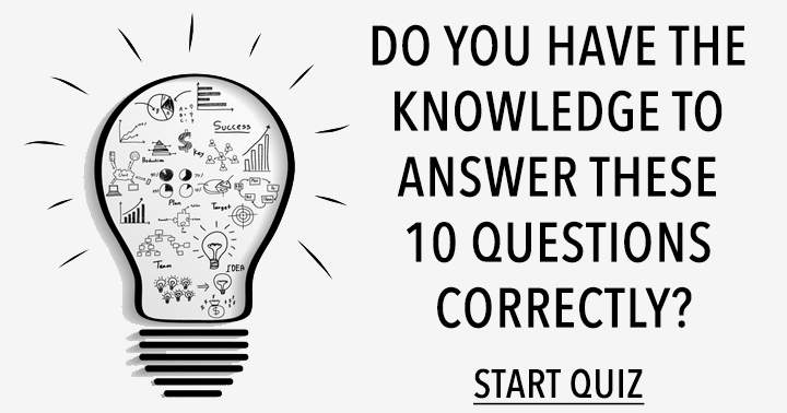 Banner for Quiz with a variety of knowledge topics