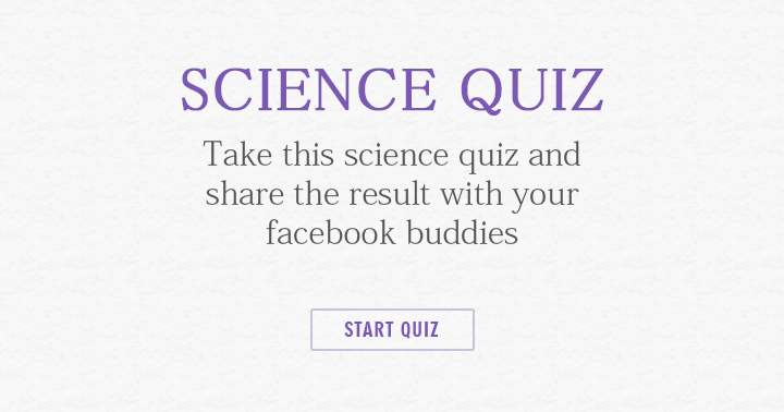 Banner for Complete the science quiz and then share your results with your friends.