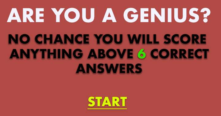 Banner for Are you a genius?