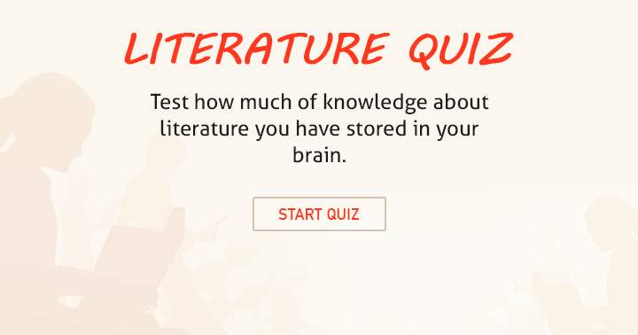 Banner for Only bookworms are allowed to take this quiz!