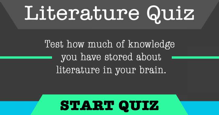 Banner for Quiz on Literature