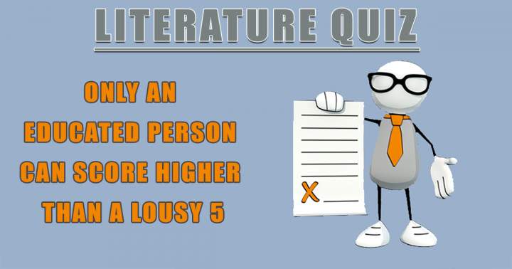 Banner for Literature Quiz