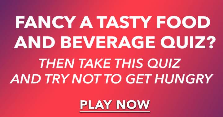 Banner for Quiz on Food and Beverage