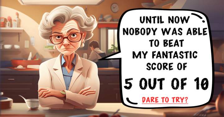 Banner for Try to surpass her score if you can.