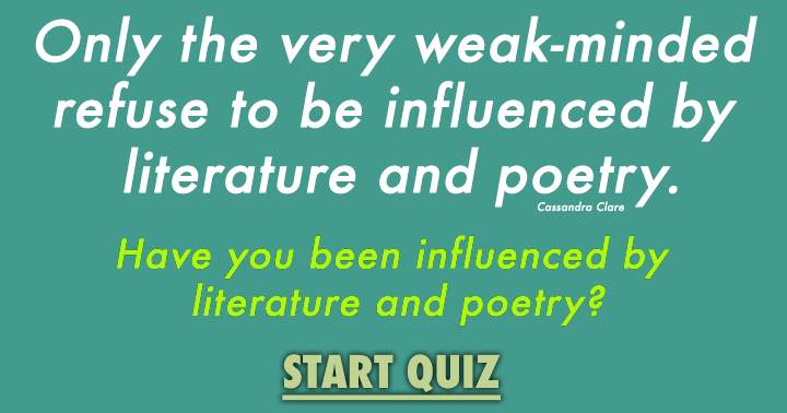 Banner for Quiz on Literature