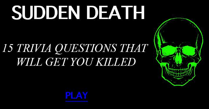 Banner for Sudden Death