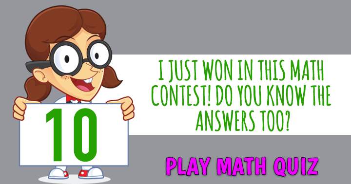 Banner for Mathematics Competition