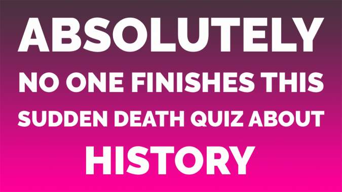 Banner for Instant Elimination History Quiz