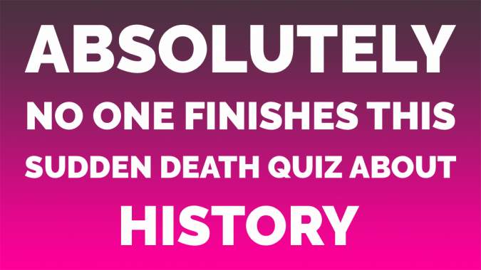 Banner for Instant Elimination History Quiz