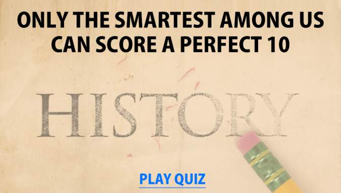 Banner for Historical Trivia Test