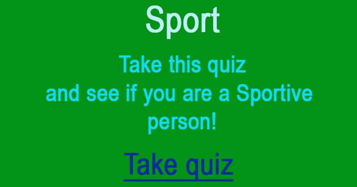 Banner for Are you a fan of sports?