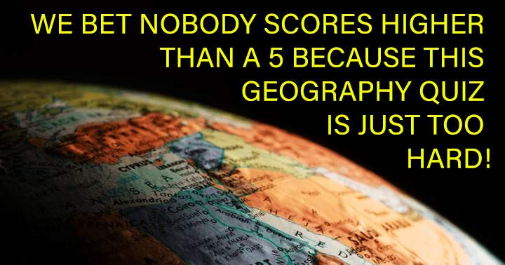 Banner for Geographical Trivia Test