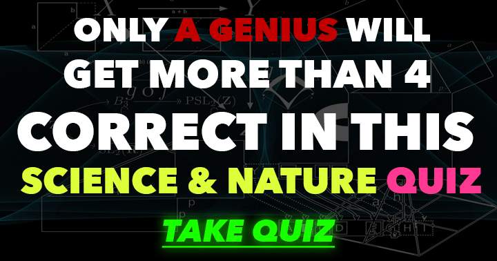 Banner for This is The Science and Nature Quiz Genius edition