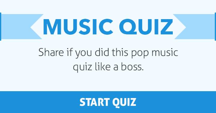 Banner for Post this if you nailed the pop music quiz!