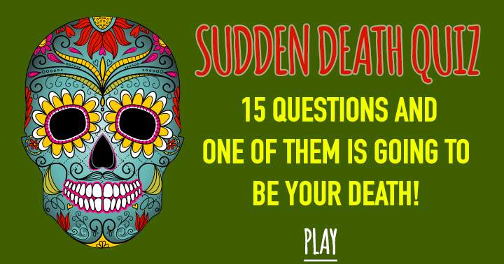 Banner for Sudden Death Quiz