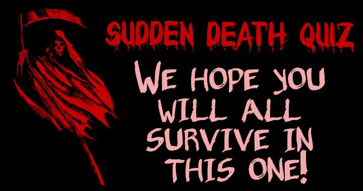 Banner for Sudden Death Quiz