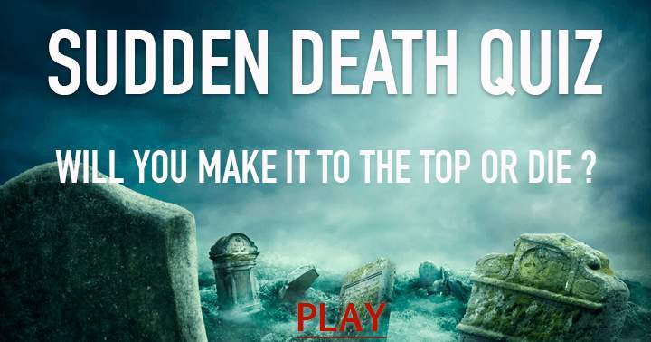 Banner for Sudden Death Quiz