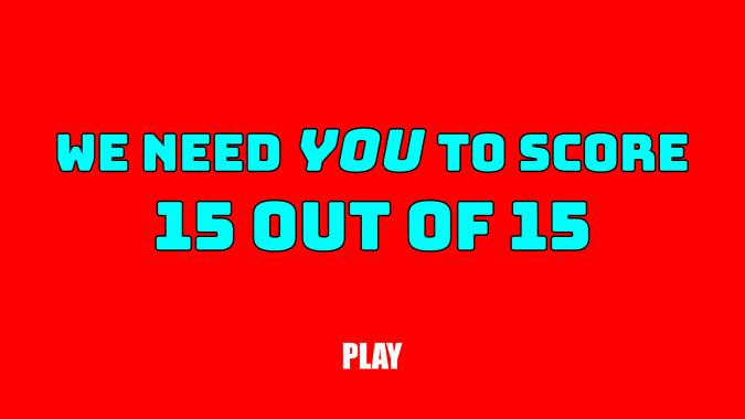 We NEED YOU to master this quiz
