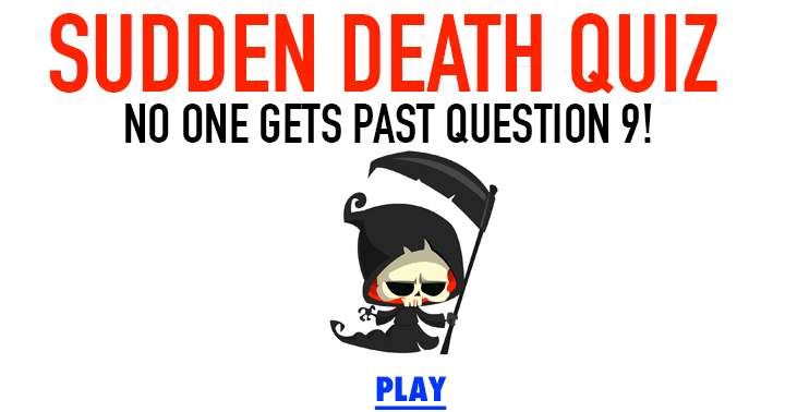 Banner for No one gets past question 9