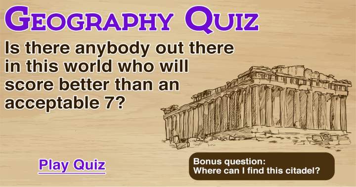 Banner for Quiz About Geography